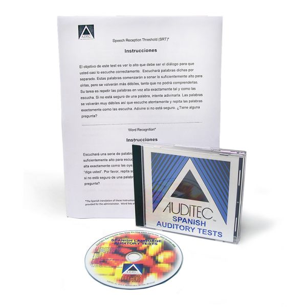 AUDITEC CD-103-9 SPANISH AUDITORY TEST