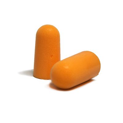 3M 1100 Tapered Earplugs, Cordless, 1 Pair