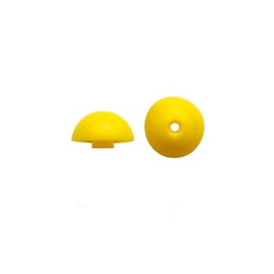 Sanibel 8012984 ADI Ear Tips, Mushroom 19 mm Yellow, Bag of 100