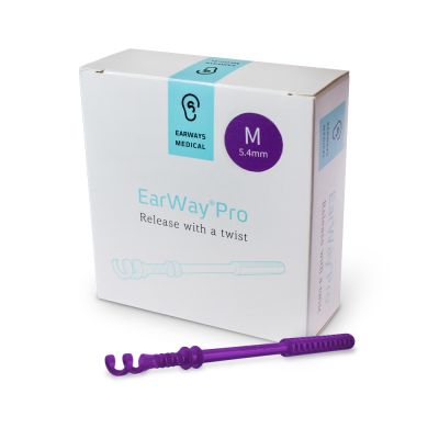 EarWay Pro Wax Removal Tool, Purple, 5.4 mm, Pack of 25