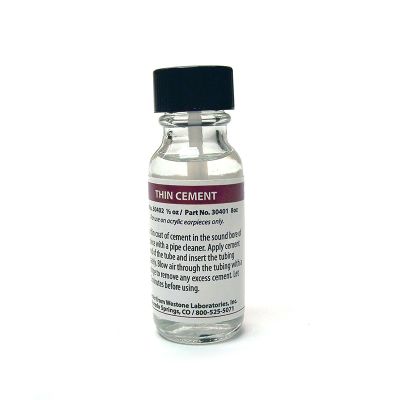 Westone Thin Acrylic Tubing Cement, 1/2 oz