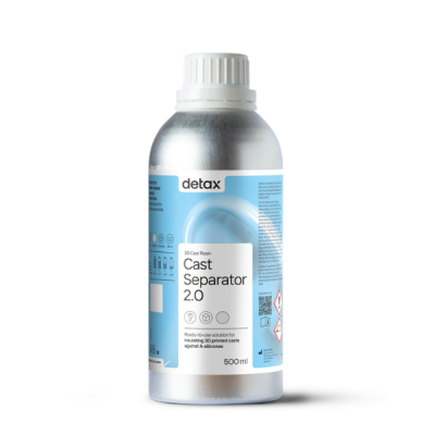 Detax Cast Separator 2.0 Separating Agent, 500 ml Bottle