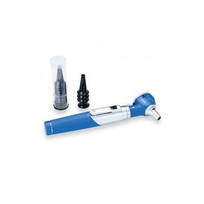 Heine Mini 3000 Fiber Optic Otoscope, Blue