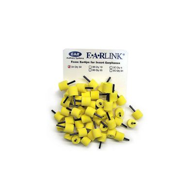 3M E-A-RLINK 3A Standard Yellow Foam Eartips, Case of 750