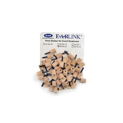 3M E-A-RLINK 3B Small Beige Foam Eartips, Pack of 350