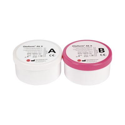 Dreve 470 Otoform Ak X Impression Kit, Pink, 2 x 250 ml tubs A+B