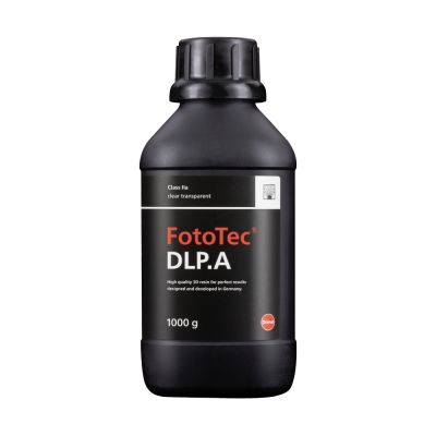 Dreve 24600 FotoTec DLP.A, Beige Opaque 2, 1 kg Bottle. Clear transparent bottle shown.