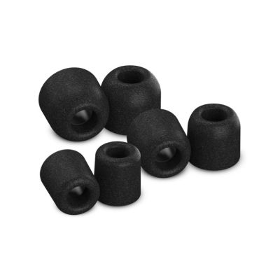 Comply Isolation T-200 Eartips, Mixed Sizes, 3 Pairs, small, medium, and large