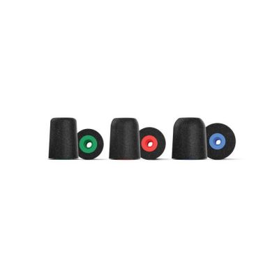 Comply 40-15123-11 Canal Tips, Assorted, Black. Two pair of slim, standard, and large
