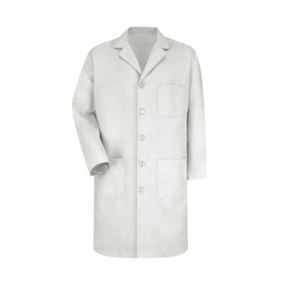 Knee length lab coat