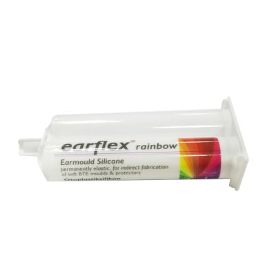 Detax earflex rainbow silicone earmold material cartridge