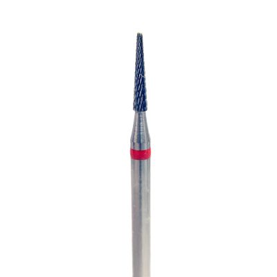 Carbide Cutter 1.6 mm, Cross Cut Fine Round End Taper, 3/32" shank