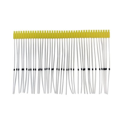 Audiologist's Choice Universal Yellow Probe Tubes with Marker Ring, Pack of 40