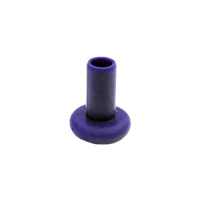 Path Medical adult straight eartip, 5 mm, blue