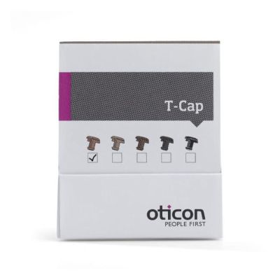 Oticon T-Cap Microphone Covers, Beige, Pack of 8