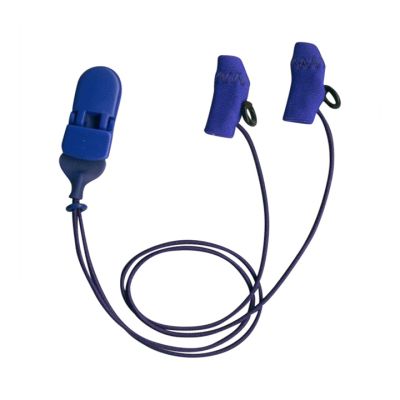 Ear Gear 57459 Micro Eyeglasses, Corded, Binaural, Royal Blue