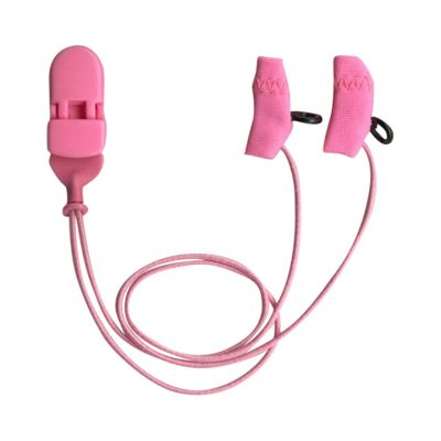 Ear Gear 57458 Micro Eyeglasses, Corded, Binaural, Lipstick Pink