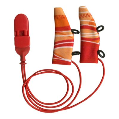 Ear Gear 57360 Original Eyeglasses, Corded, Binaural, Orange/Red