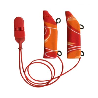 Ear Gear 57800 FM Eyeglasses, Corded, Binaural, Orange/Red