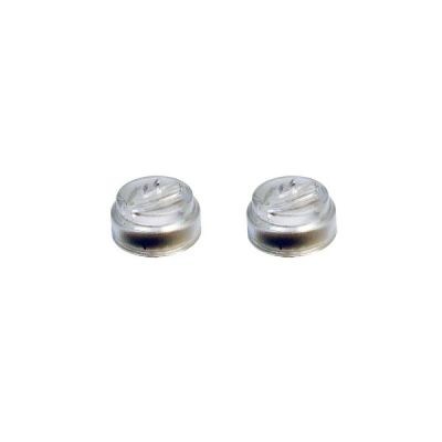 Dynamic Ear DR acoustic filters with clear outer casing.