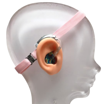 Ear Suspenders, Under 2, Light  Pink
