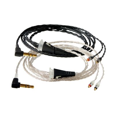 Linum SuperBaX cables shown with T2 connectors and cable colors transparnet and black.
