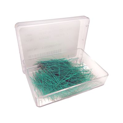 estron Litz wire, green, in plastic box of 1000 pieces