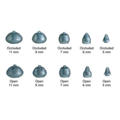 Siemens Signia Click Domes Semi-Open 8/12mm - 6 Pack For RIC Hearing Aids