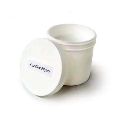 Clear Polymer in 4 oz jar