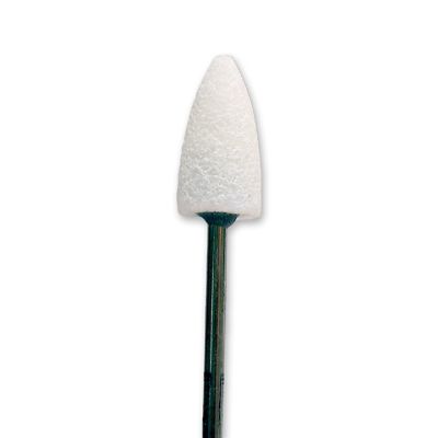 #6 Faskut Cone Abrasive Stone, White, 3.6g
