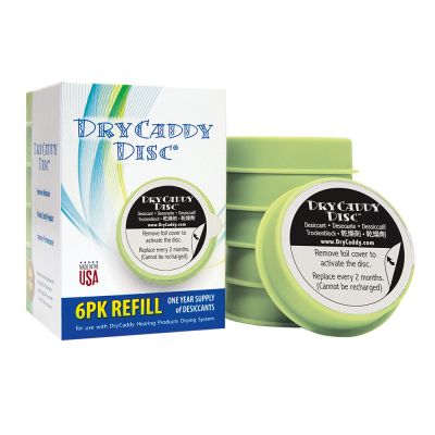 DryCaddy Disc Refill, Pack of 6 Desiccants