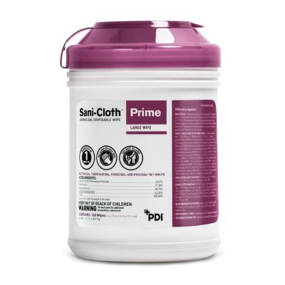 Sani-Cloth Prime germicidal disposable wipes
