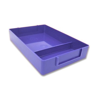 Purple stackable supply tray