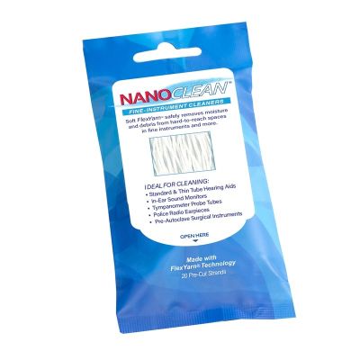 NanoClean Fine Instrument Cleaners, Pack of 20 Precut Strands