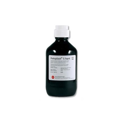 Dreve 43301 Fotoplast Hard, Reddish Transparent, 500g Bottle