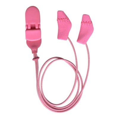 Ear Gear 56351 Micro, Corded, Binaural, Lipstick Pink