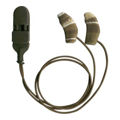 Ear Gear 56352 Micro, Corded, Binaural, Camouflage