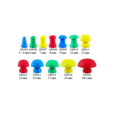 Grason & Associates single use eartips GS select series showing different sizes